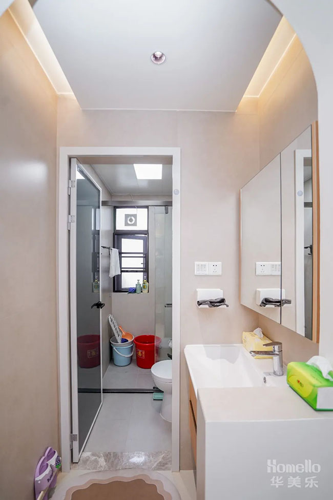 103㎡奶油風(fēng)，繁華鬧市中一處明亮溫馨的居所